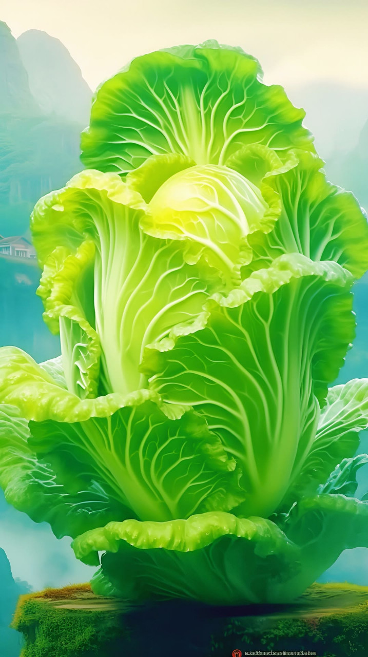 白菜,"百财",寓意着财源滚滚,财运不断.