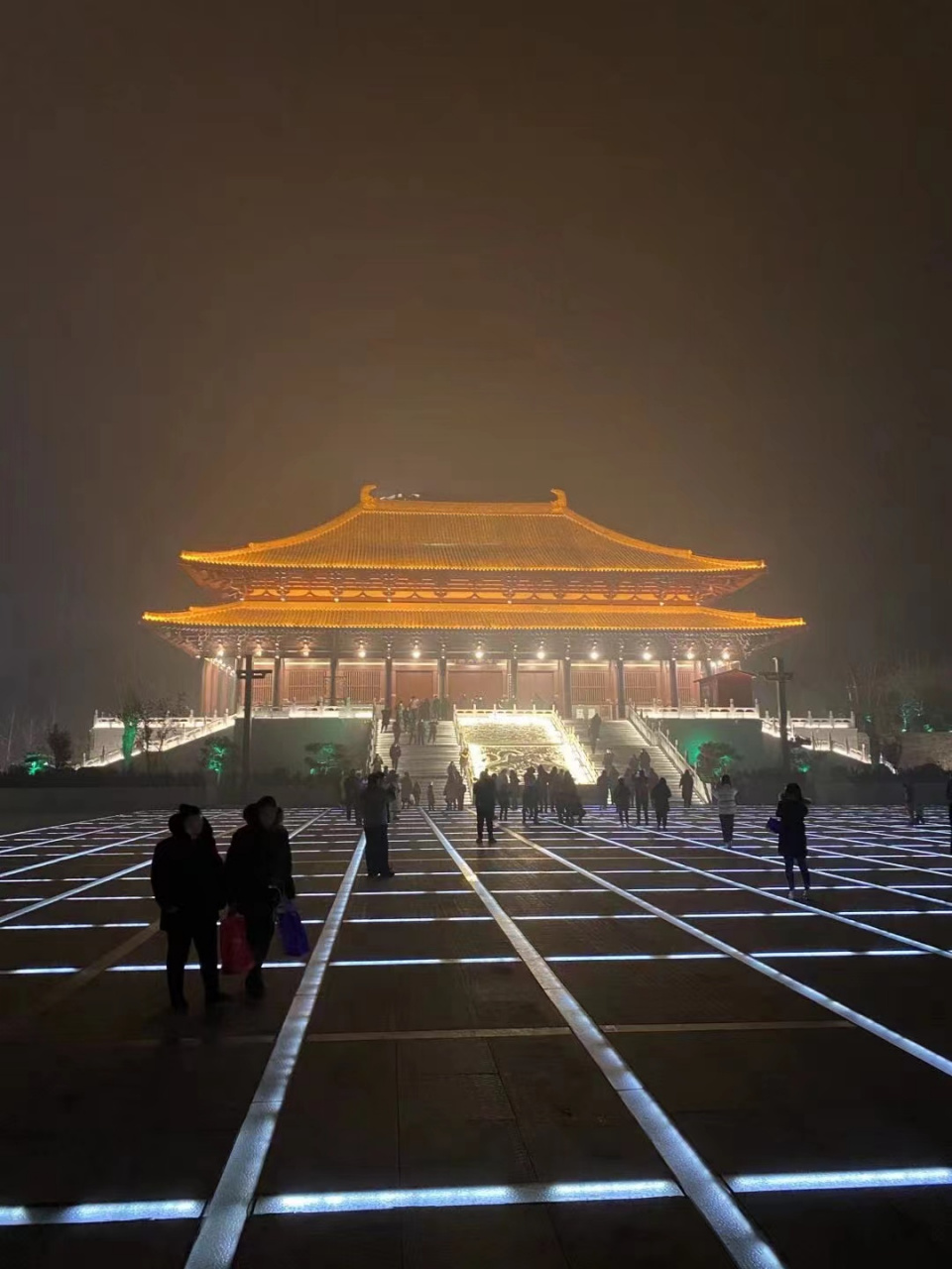 唐尧古镇 夜景图片