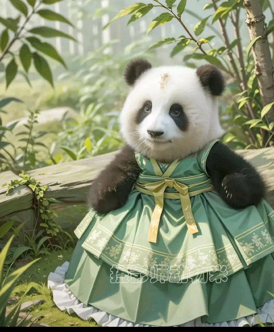 花花的汉服,大家有没有有被萌到?