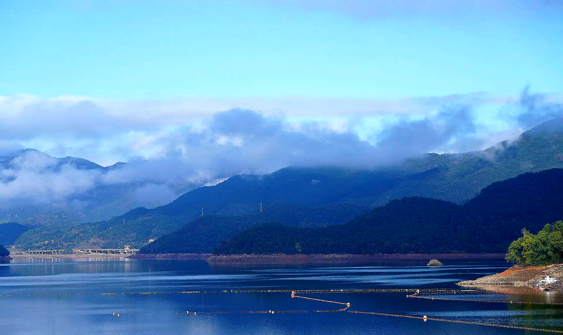 长潭水库:浙江台州的一颗璀璨明珠