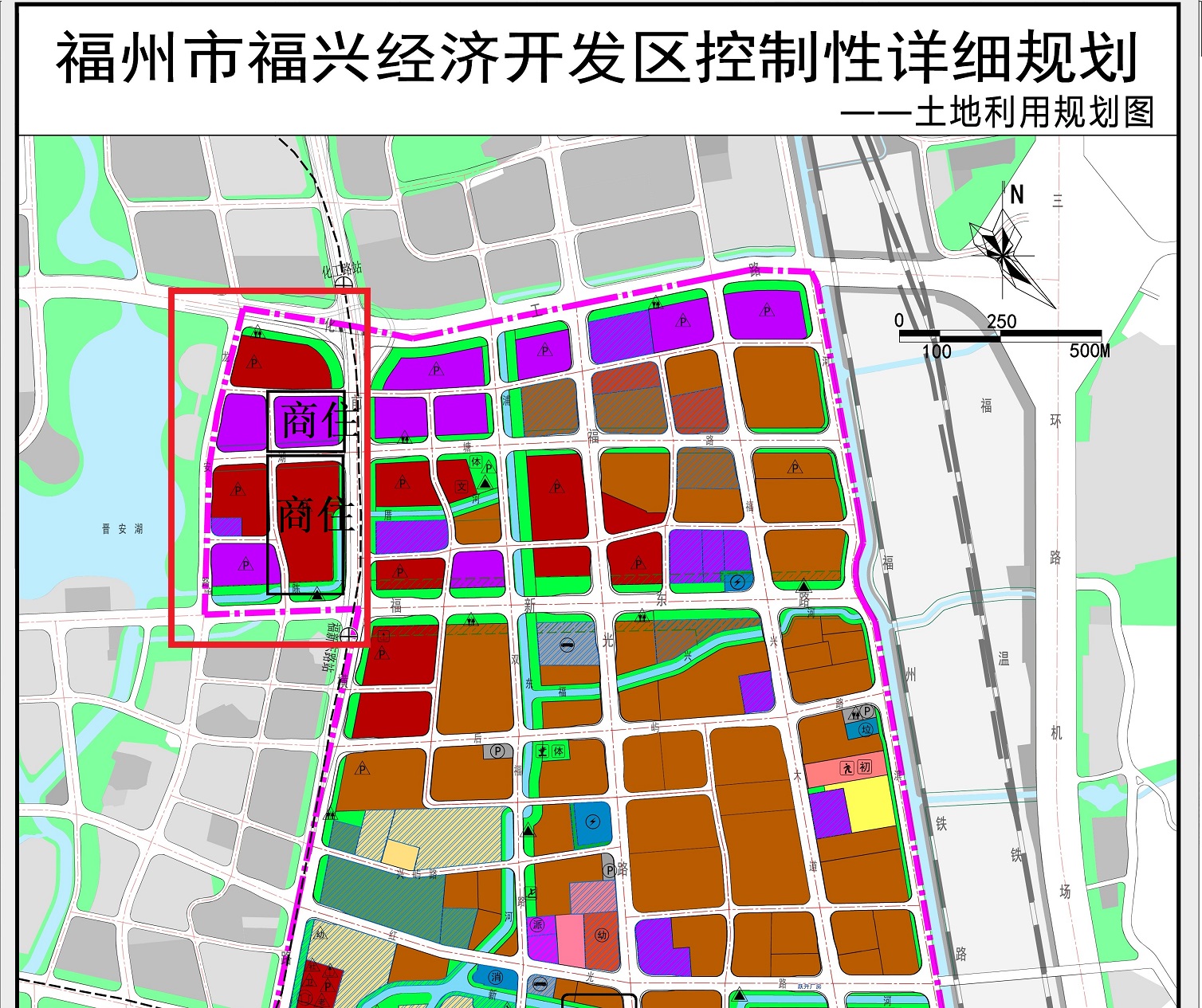 福州晋安湖最新规划图图片