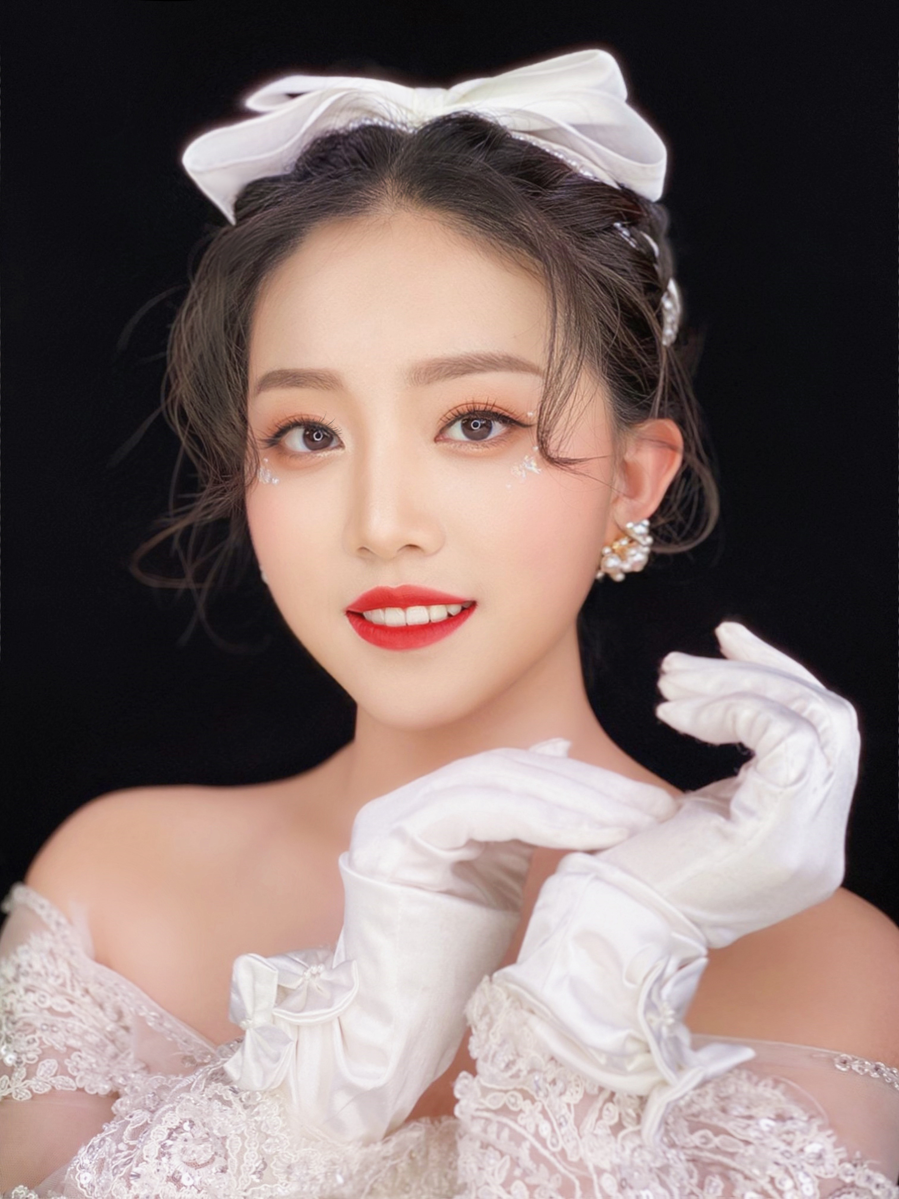 唯美清新的韩式新娘妆