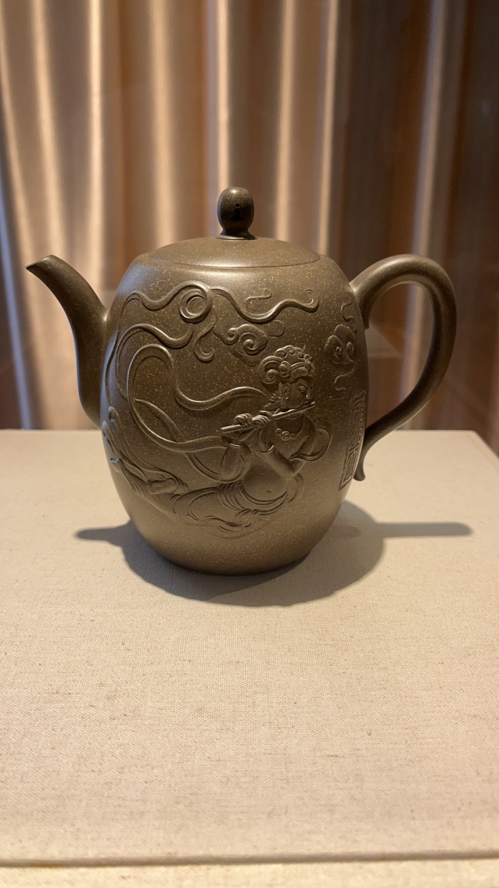 范泽锋作品 《敦煌飞天》#宜兴紫砂壶# #全手工