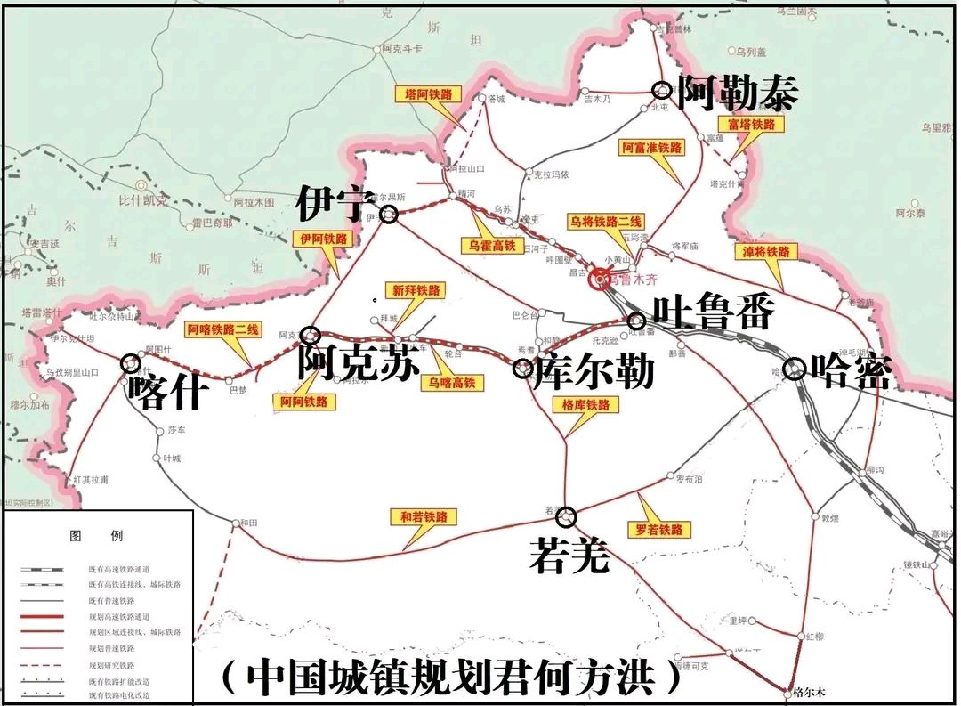 新疆名氣較小的地州克州未來將修建中吉烏和中巴鐵路兩條國際鐵路