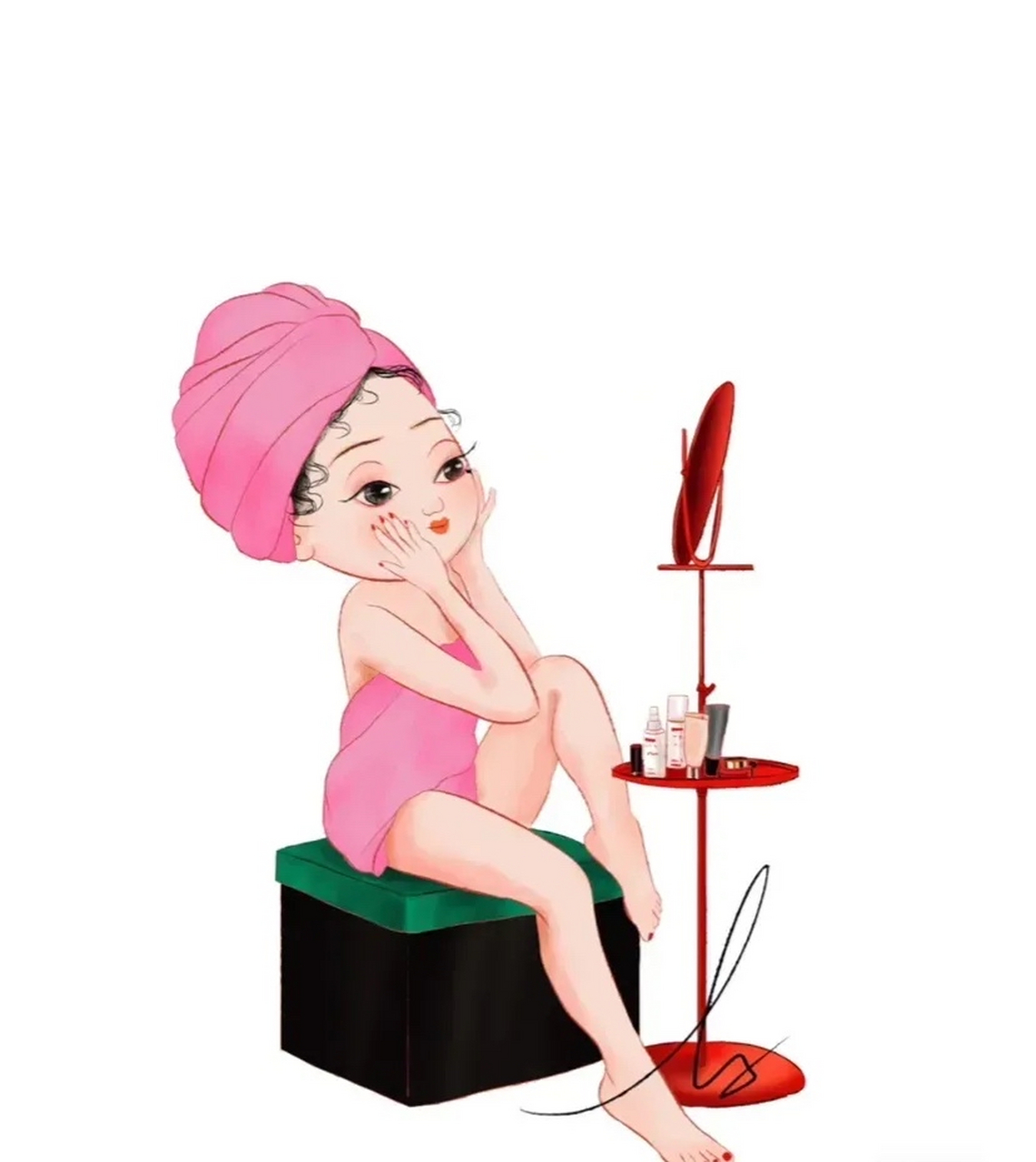 女生越长越漂亮的原因 1,每天饭后靠墙站半小时,体态会变好看.