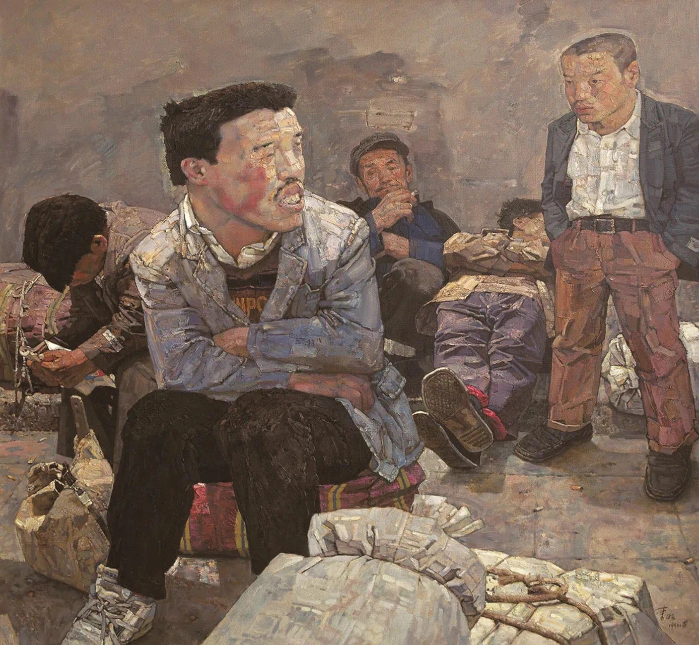 名家忻东旺油画作品欣赏与解读! 忻东旺,男,(1963—2014)