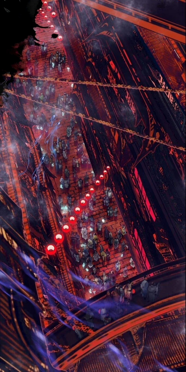 一组动漫《天官赐福》场景设计欣赏,描绘了美轮美奂的天宫与仙境.