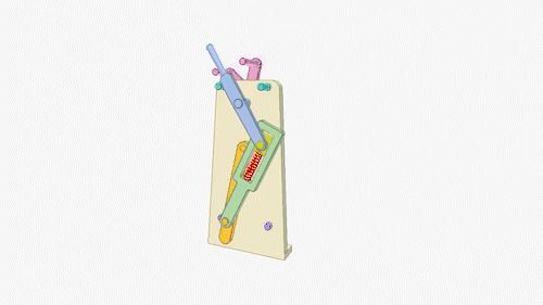 两种摇摆定位机构的对比,可以实现快速定位!