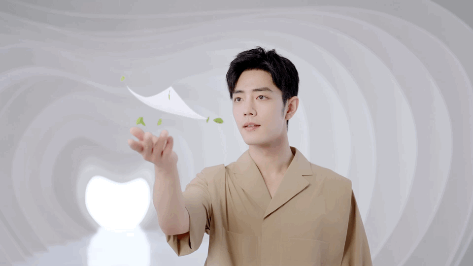 肖战新代言成为心相印品牌代言人