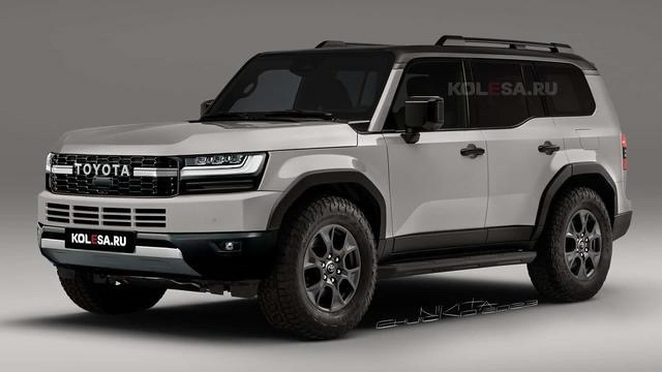 全新一代丰田普拉多渲染图曝光,配2.4t动力,将于2024年国产