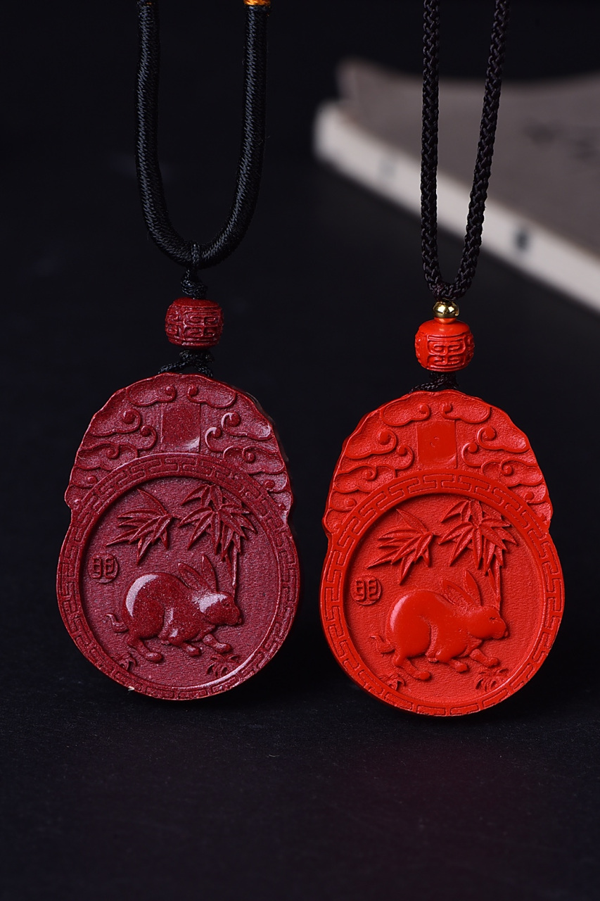 天然朱砂金紫砂 天然朱砂红砂 生肖守护神 十二生肖吊坠 采用原紫矿金