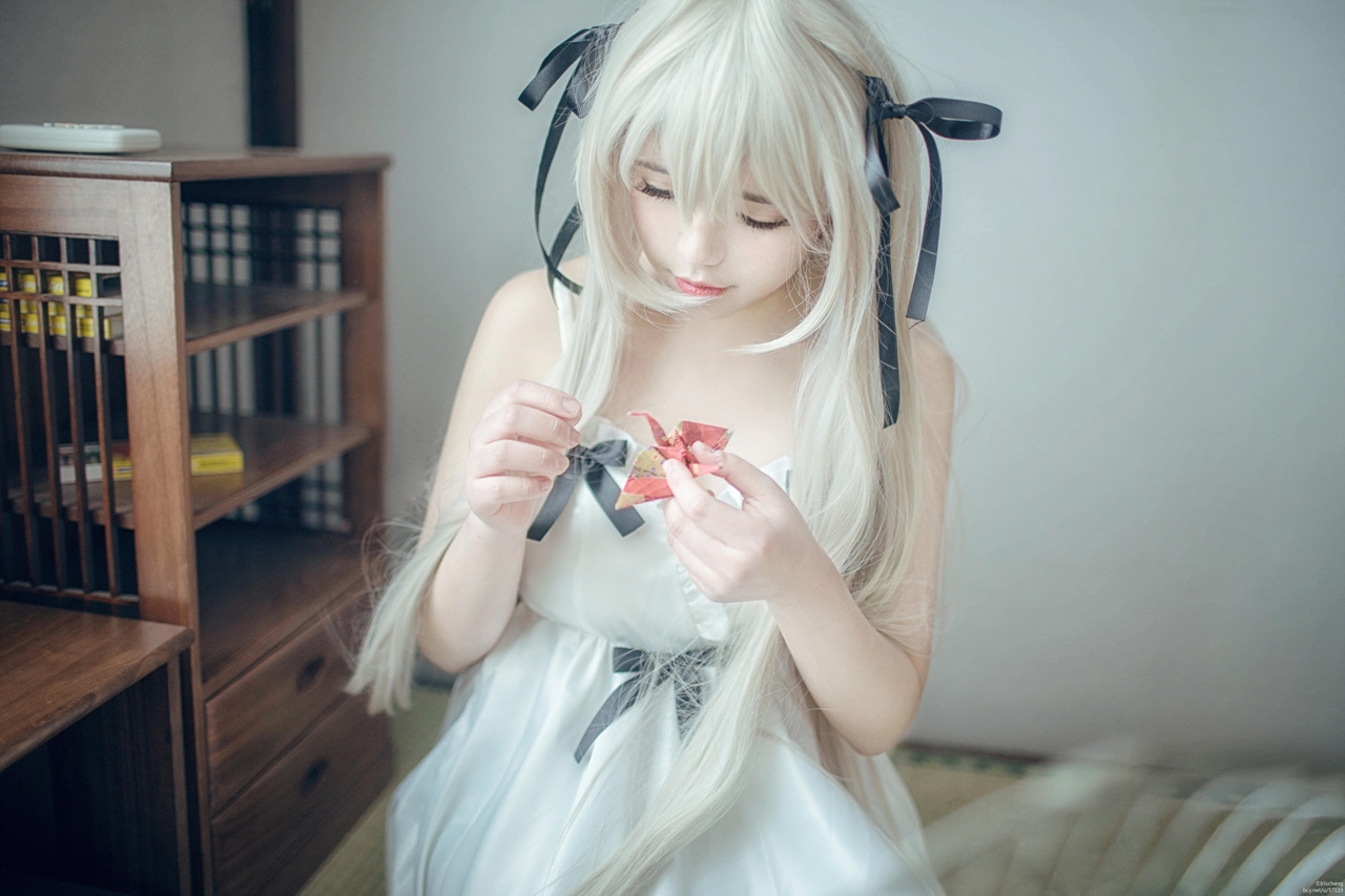 可爱的穹妹cos,因为喜欢,才要守护你