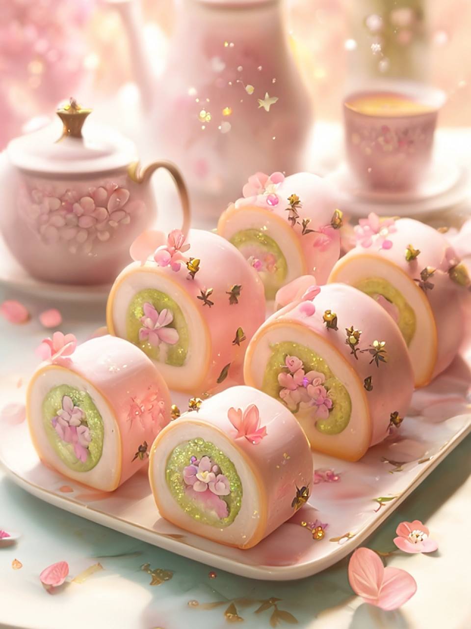 今天是唯美治愈风的蛋糕呀!蛋糕慕斯#奇趣美食过端午# #夏日美食故事