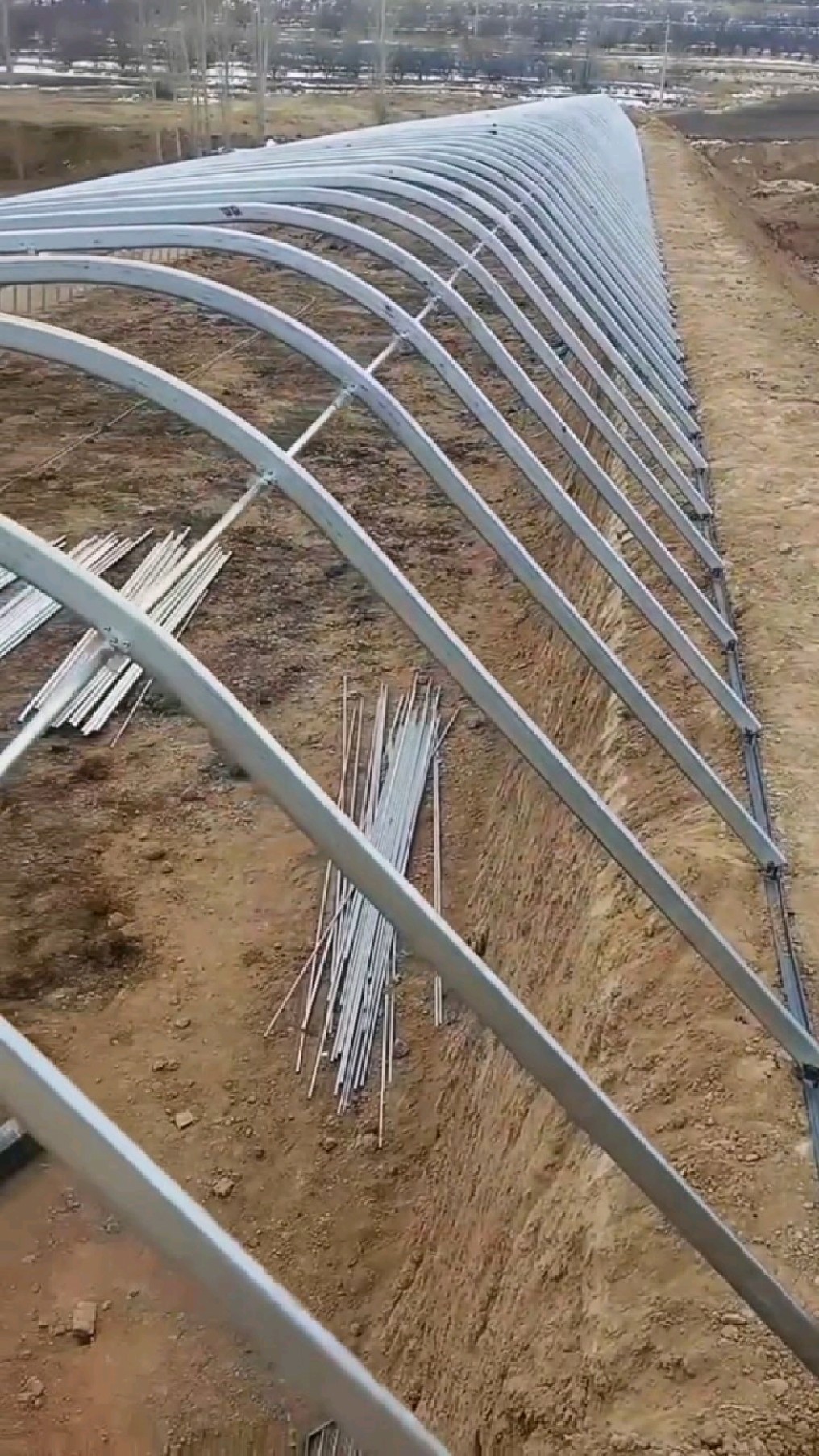 北方地区性价比超高的种植大棚,土墙体日光温室大棚,保温效果好,造价