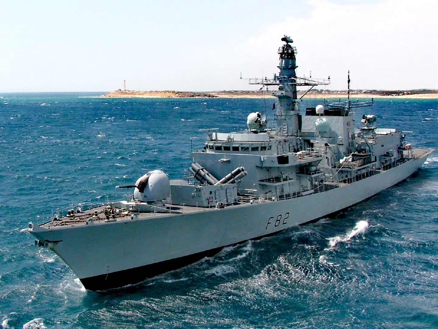 舰船欣赏:英国海军 23型护卫舰