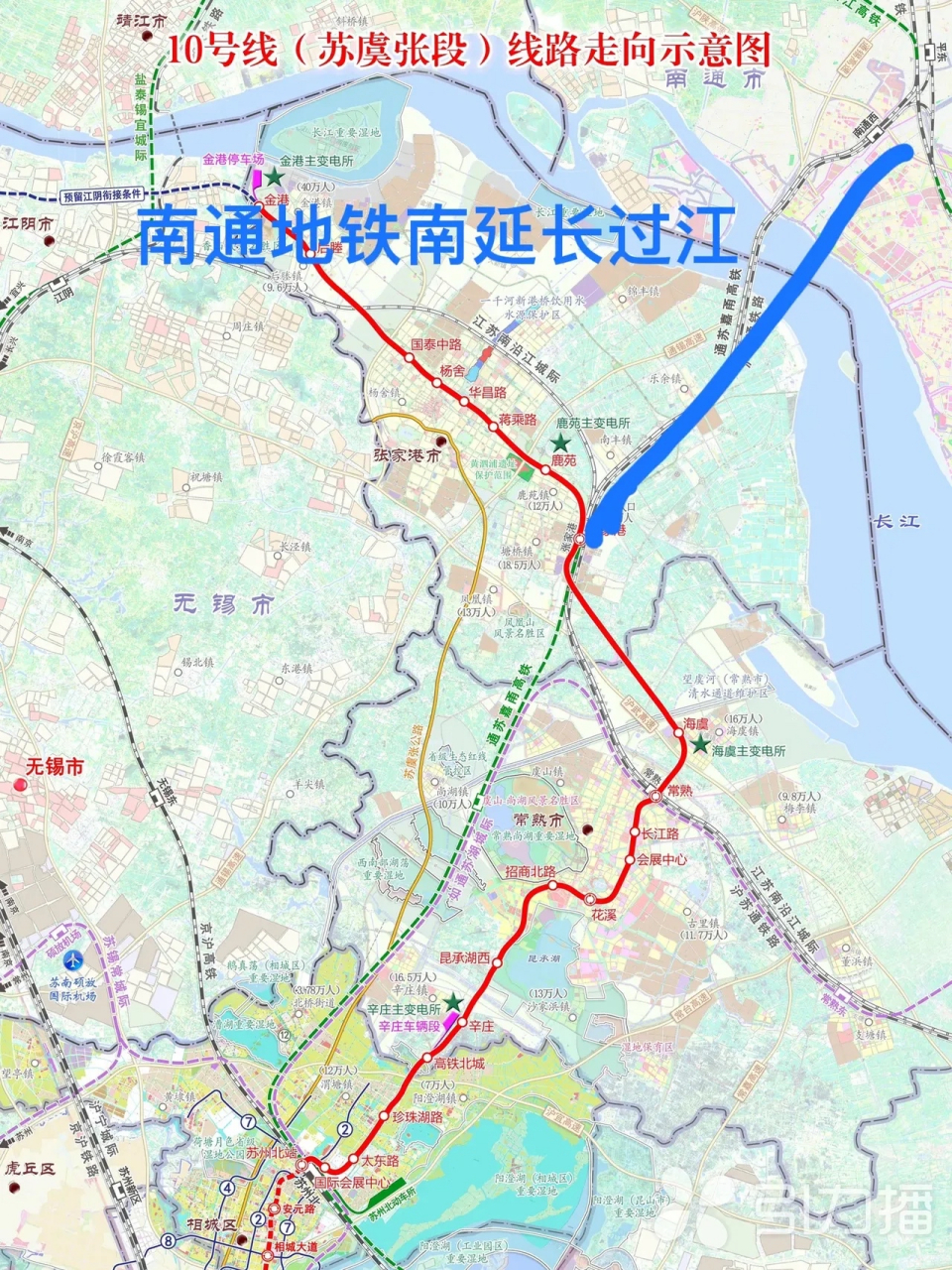 隨著蘇州地鐵11號線開通,蘇州,上海兩個城市間地鐵也就無縫對接,我