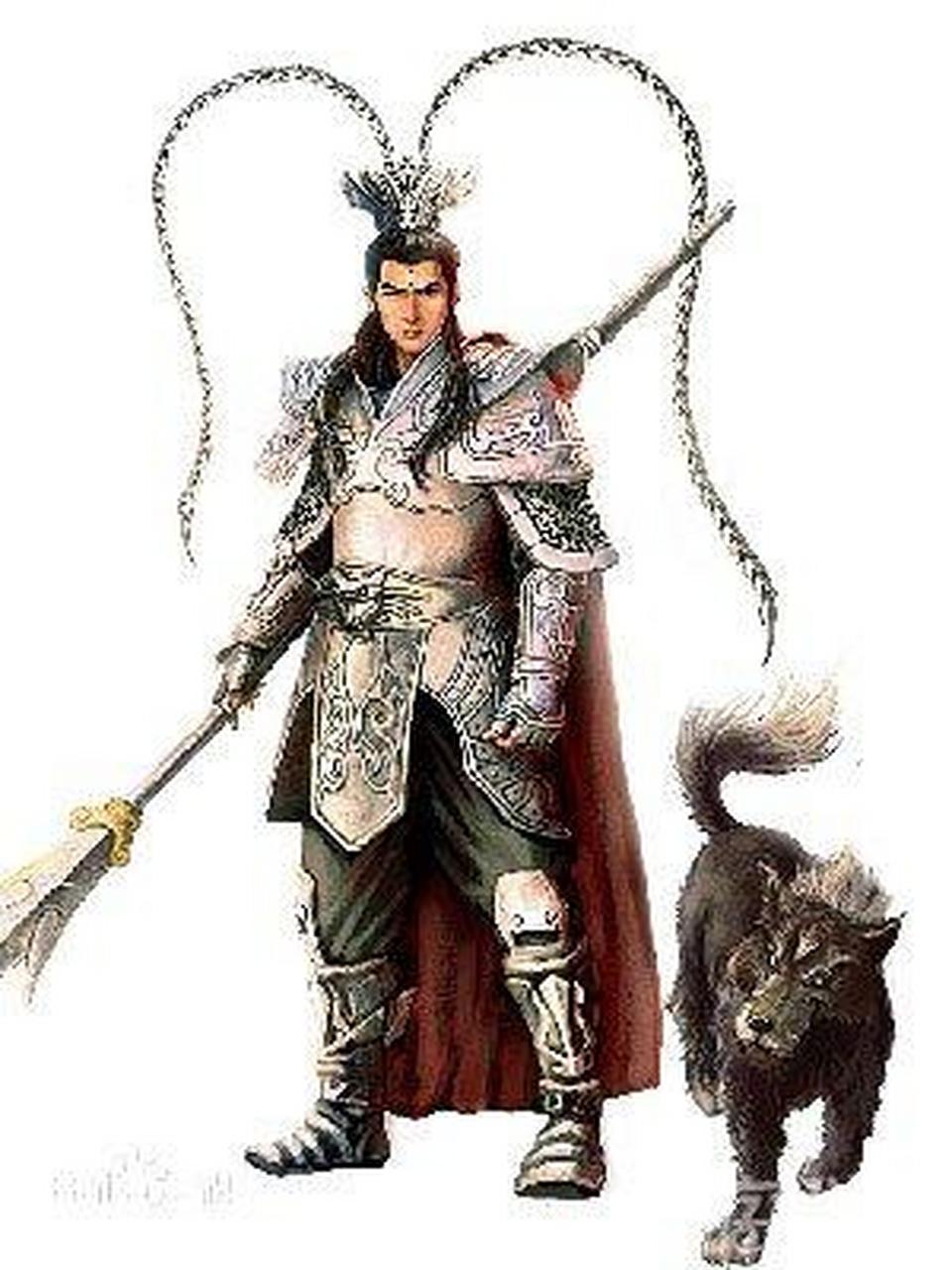 头戴三山飞凤帽,身穿一领淡鹅黄.缕金靴衬盘龙袜,玉带团花八宝妆.