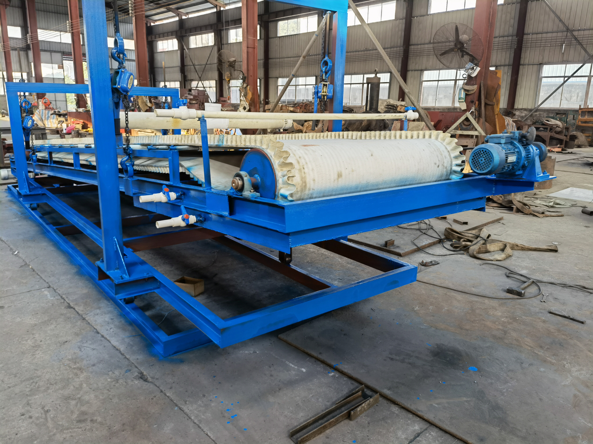 尾矿富集选矿设备毛毯机