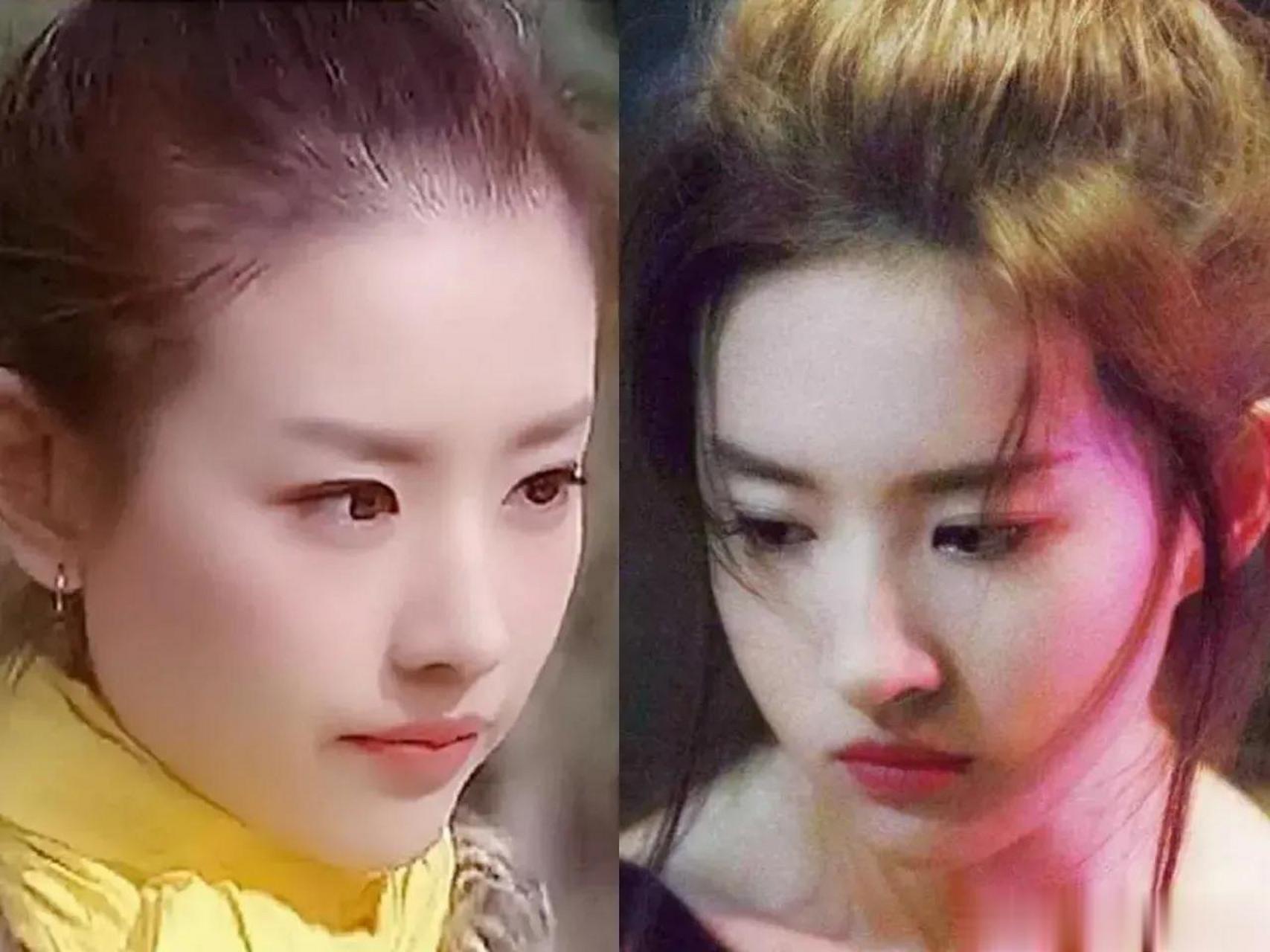 当董洁遇上刘亦菲,好像董洁更胜一筹,可惜她花期太短,不然和刘亦菲还