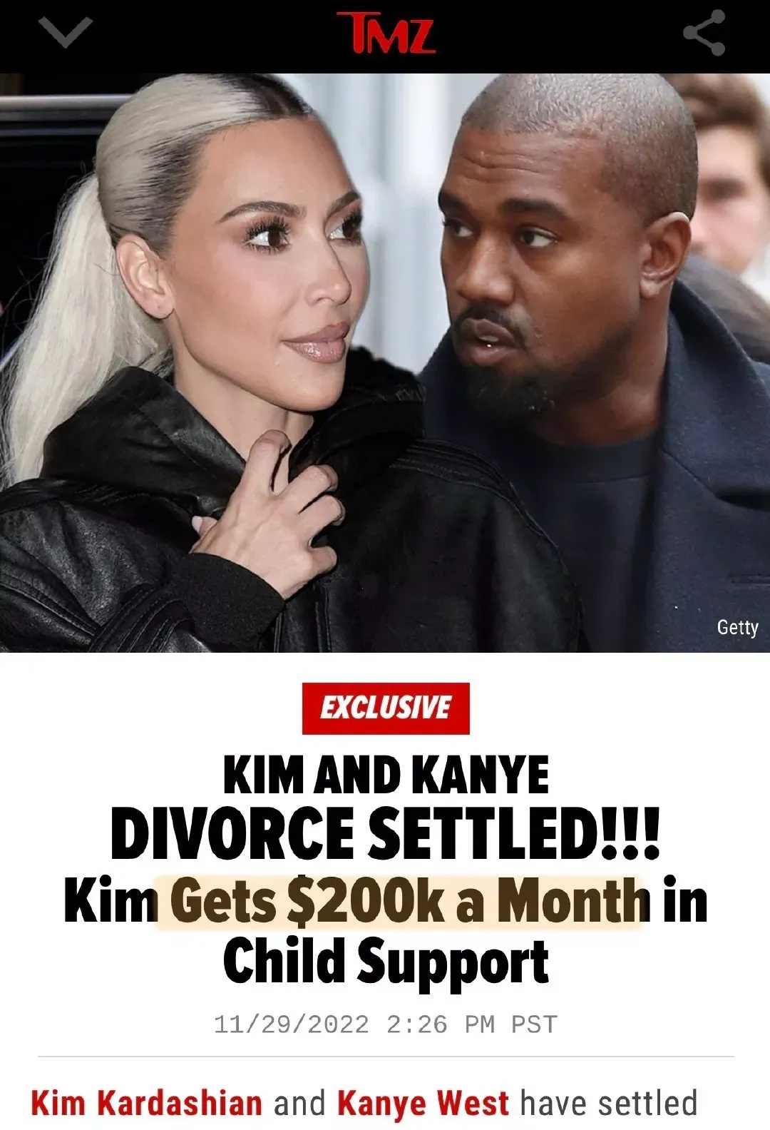 Kanye和卡戴珊离婚图片