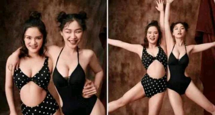 谁说谐星不能玩性感?看看金靖的"男人装"写真,这才叫好身材!