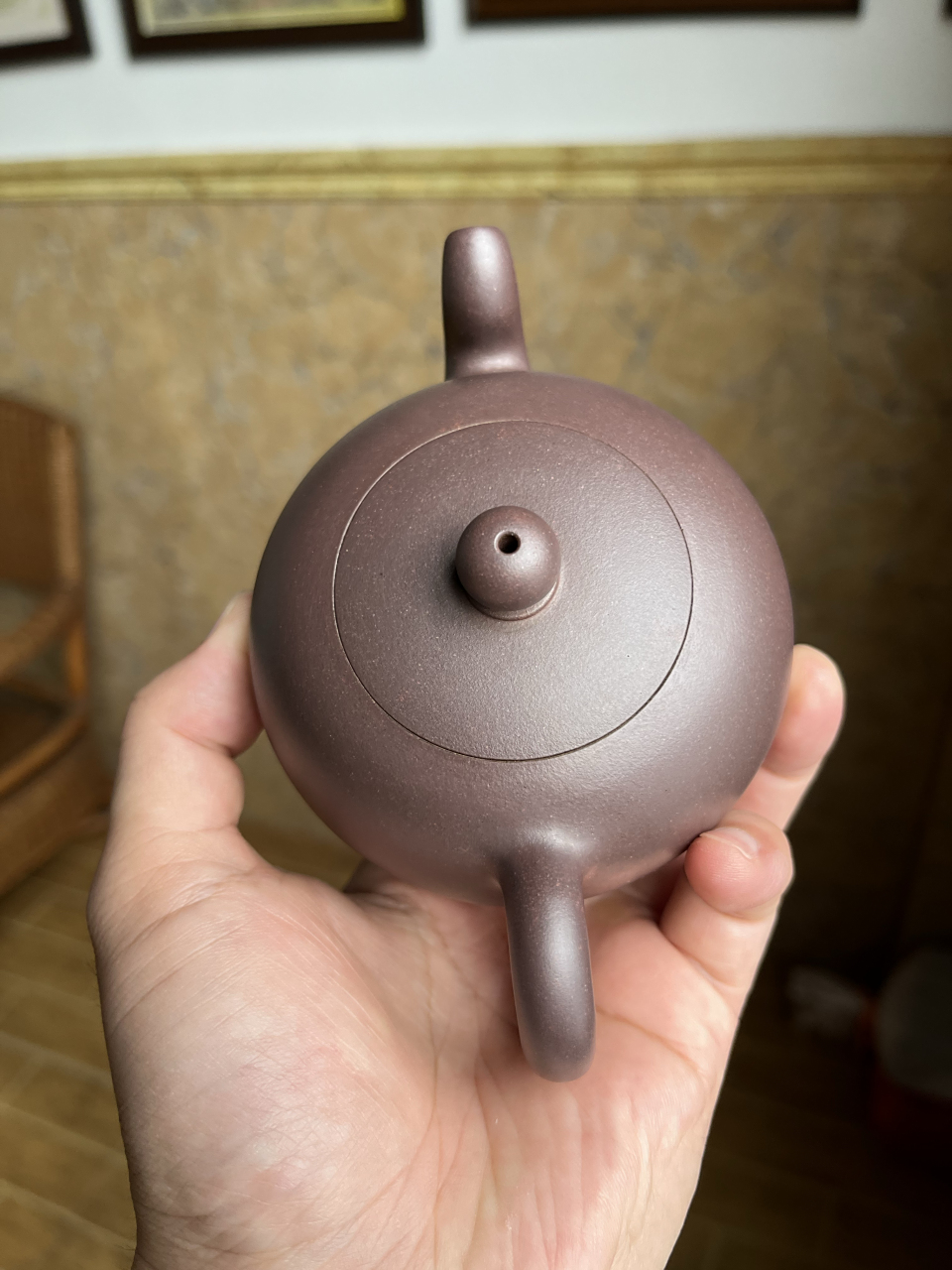 一粒珠,潘洪强老师新作 紫罗兰泥.