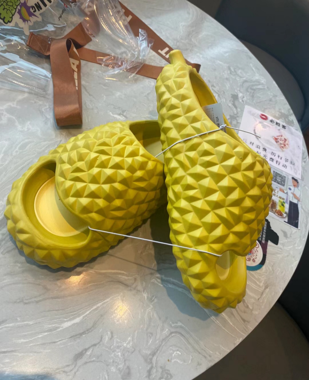 榴莲拖鞋,有点好看