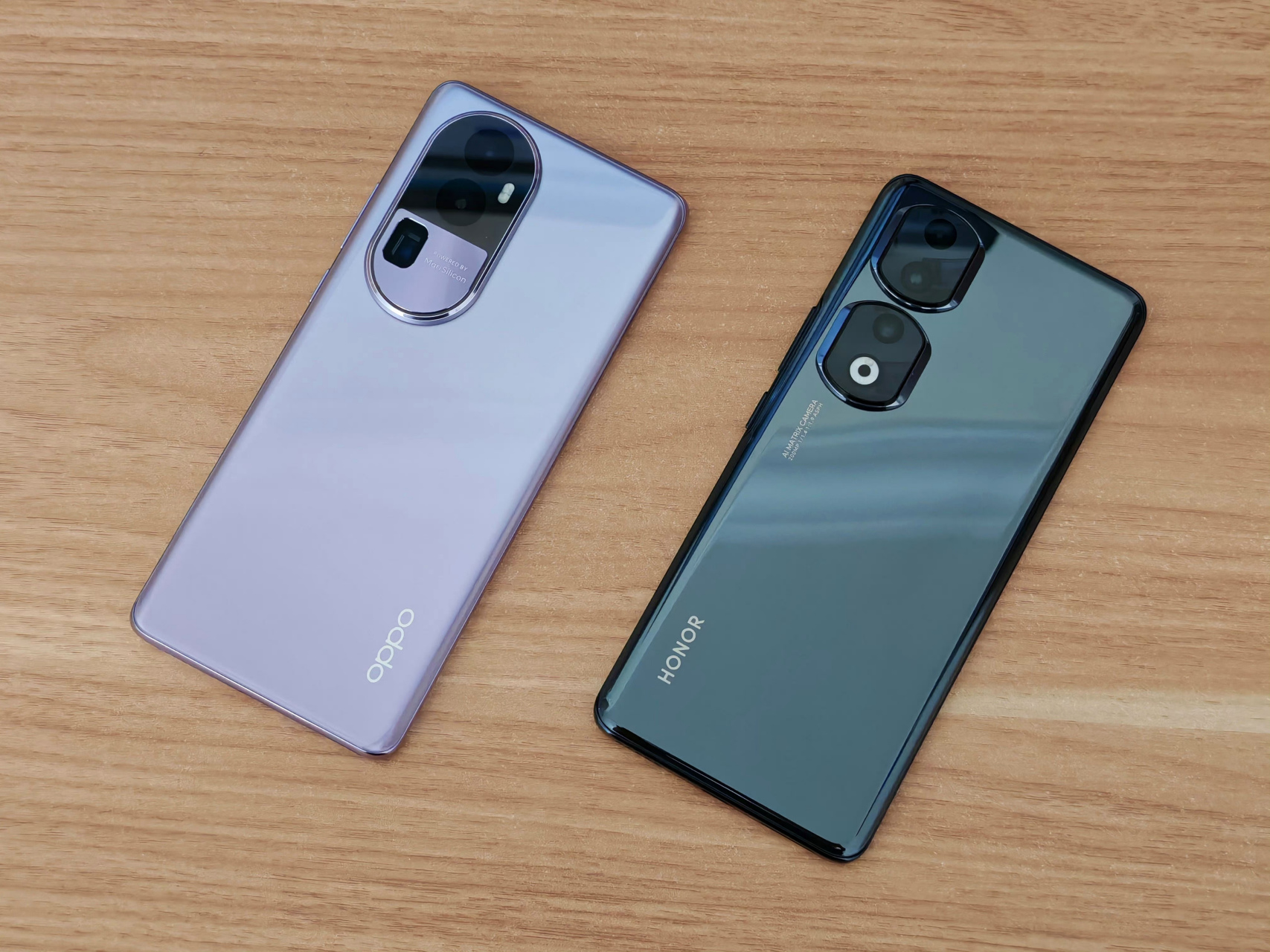 荣耀90 pro和oppo reno10 pro同框,你更喜欢哪款?[吃瓜]