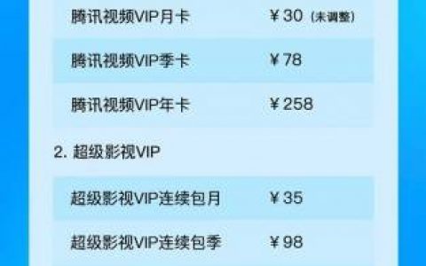 芜湖~腾讯视频VIP要涨价了