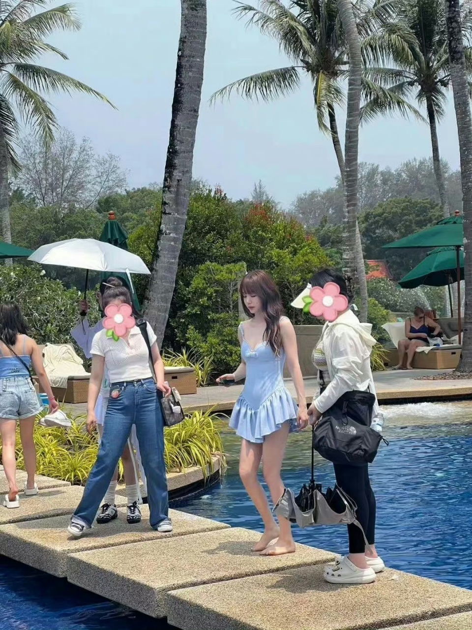 徐梦洁  光脚丫  大长腿