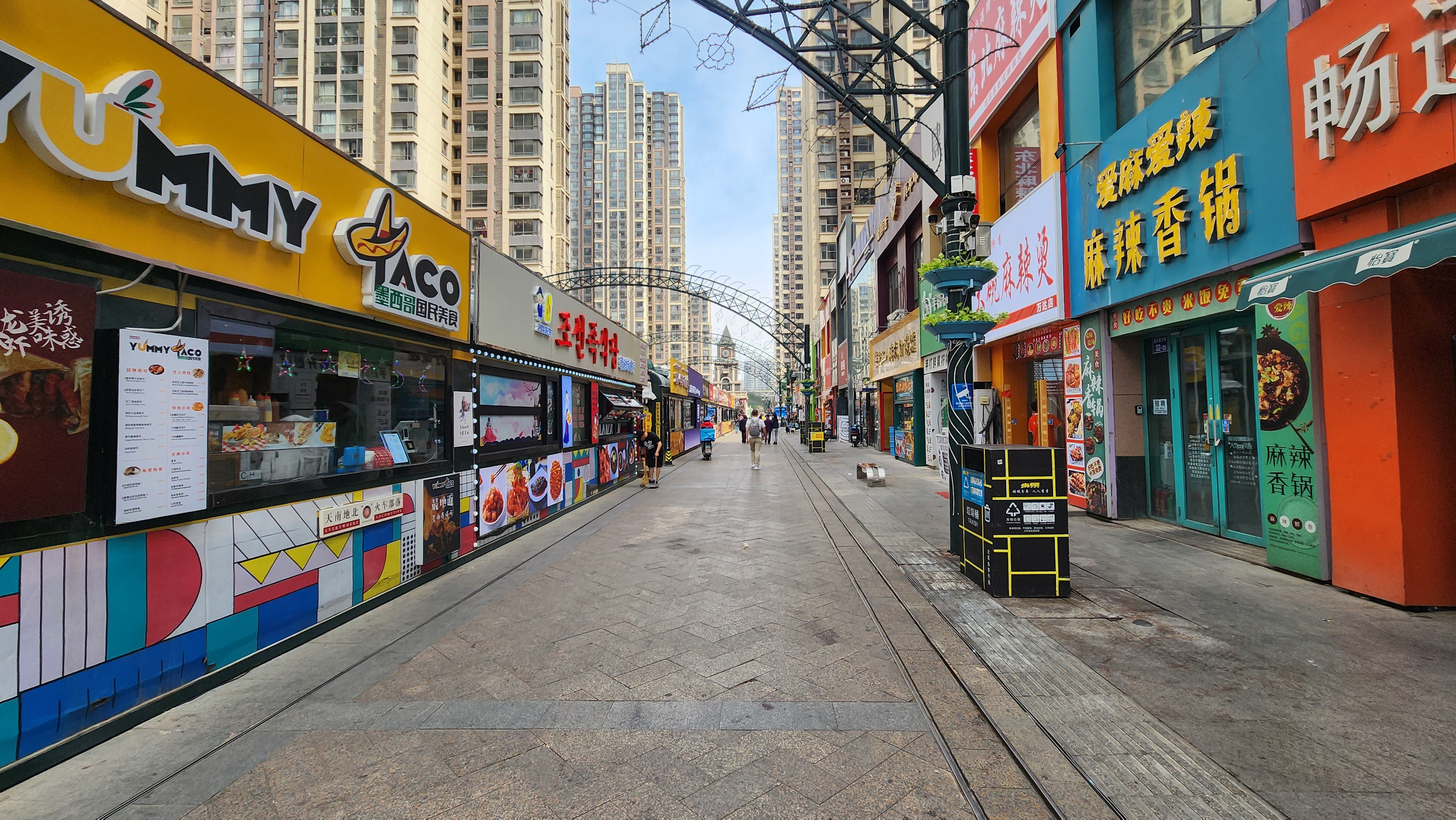石家庄中心线商业街图片