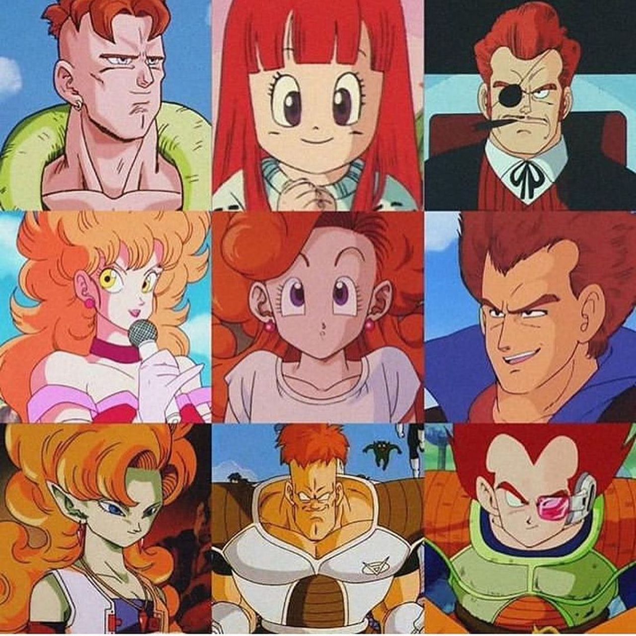 红头发的角色#龙珠# #热血动漫# #动漫