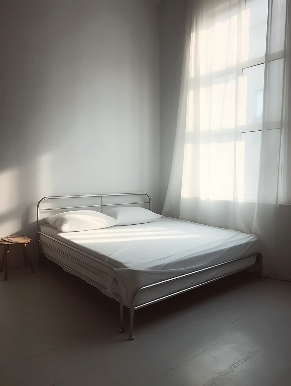 我的卧室空无一物,让我每天都好入眠  不要很大的卧室 也不要一切不