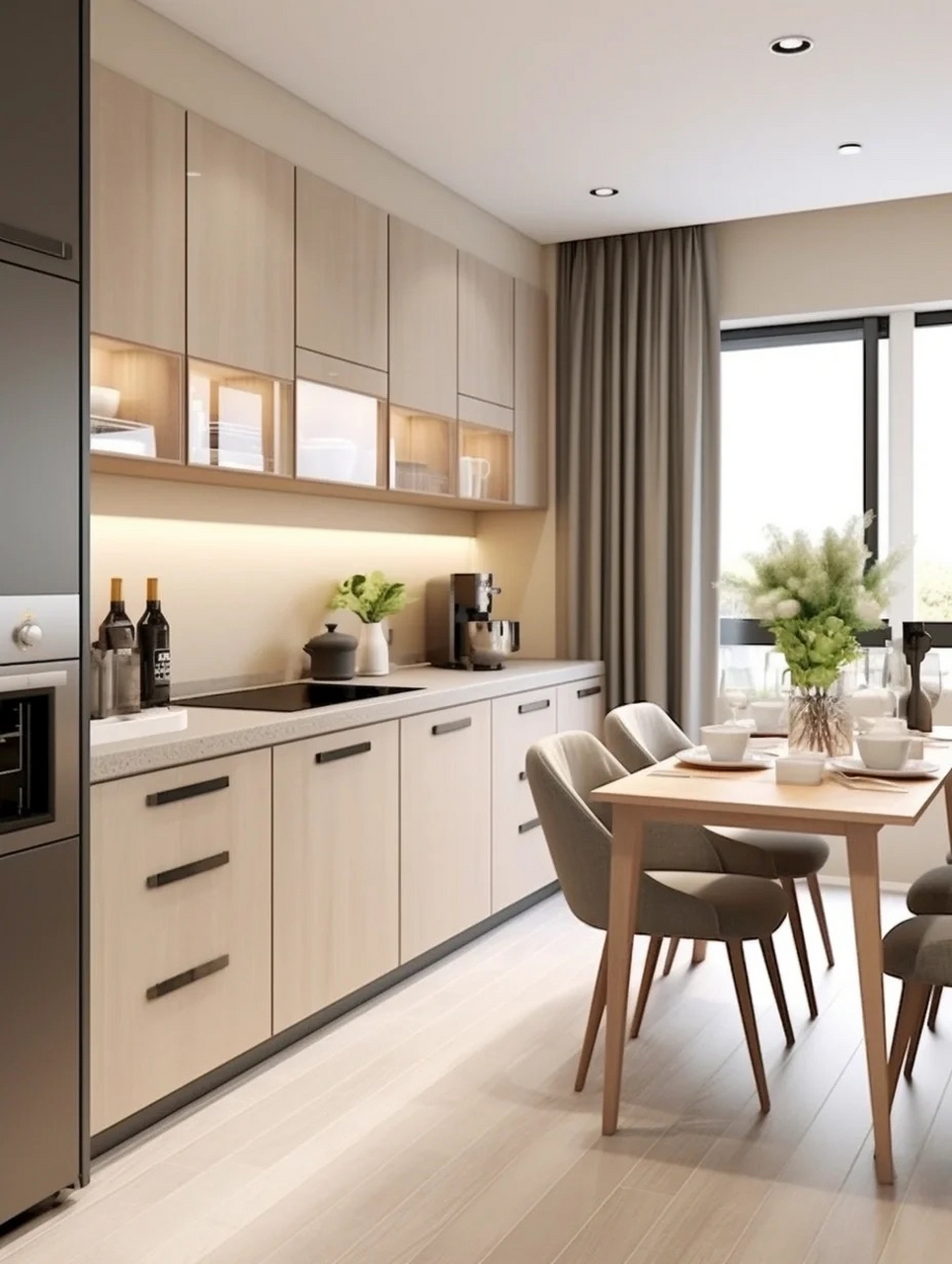 现代风格厨房设计灵感,绝美的色彩搭配,让你的厨房瞬间亮起来96