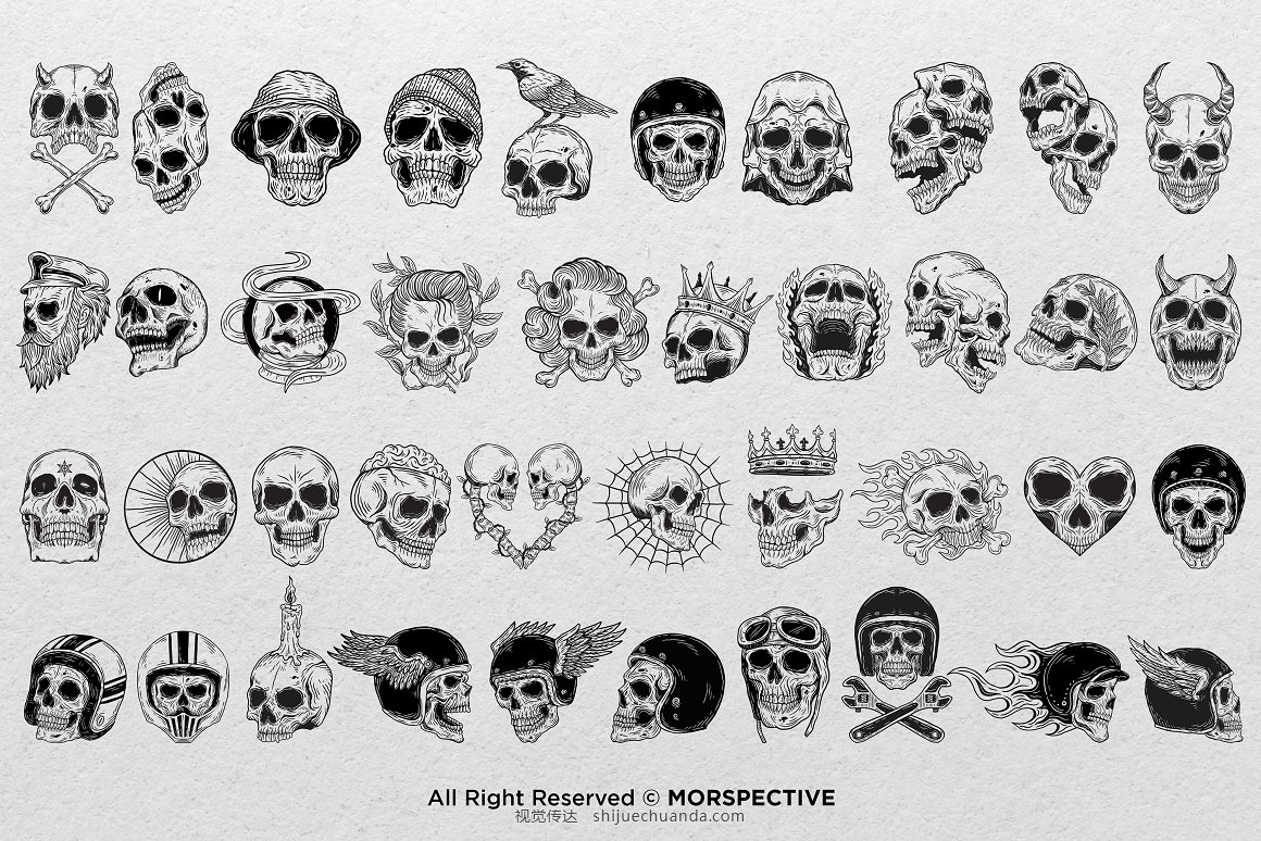 40 Skull Head Dark Procreate Brushes-2.jpg