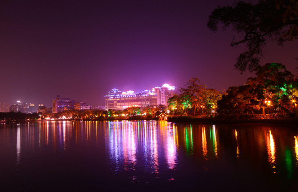 惠州西湖夜景