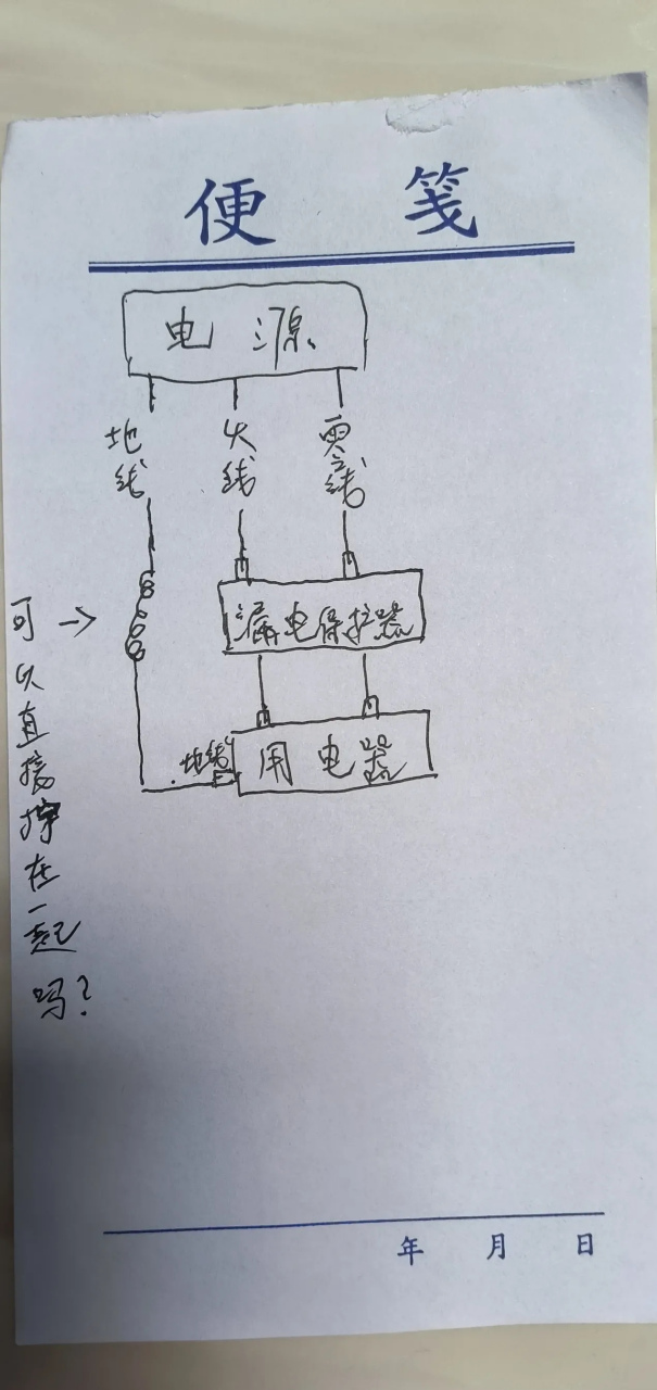 火线和零线连接图图片