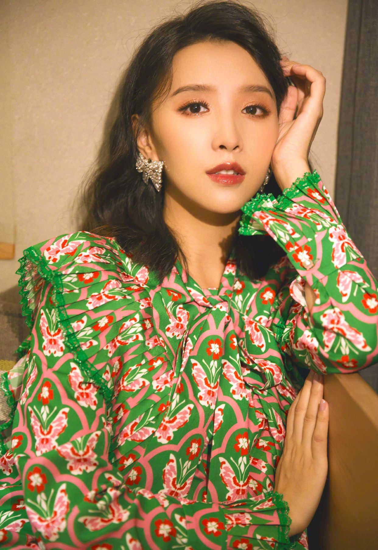 明星写真美图|张杨果而