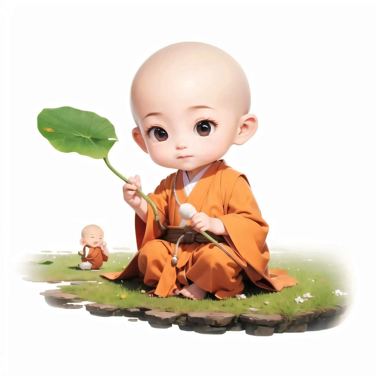 小和尚头像,阿弥陀佛