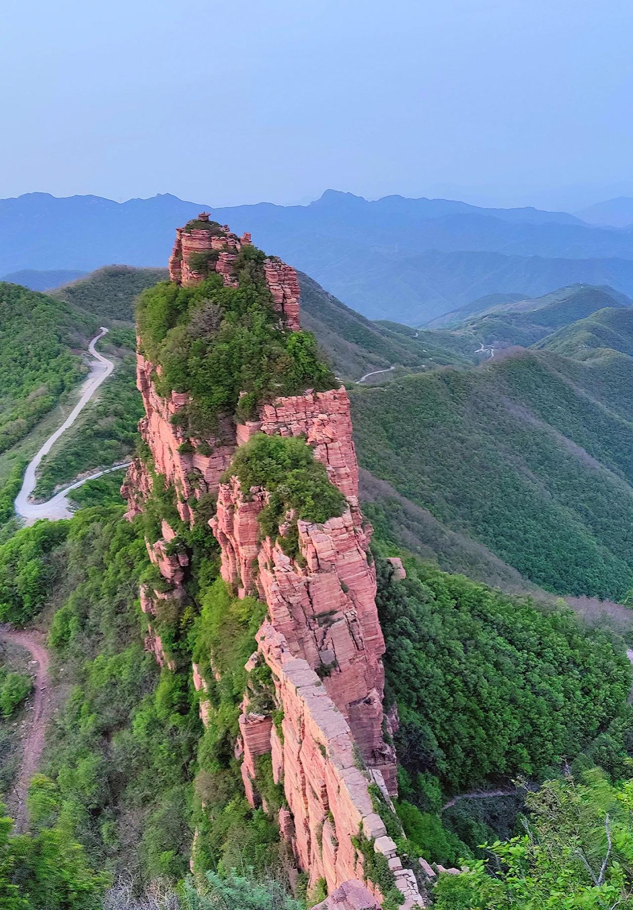 山洪过后的石家庄嶂石岩景区恢复神速