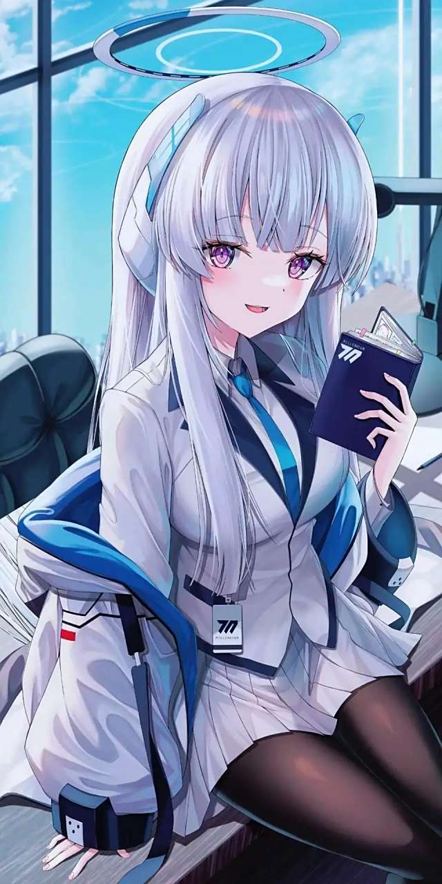 白毛少女～#二次元