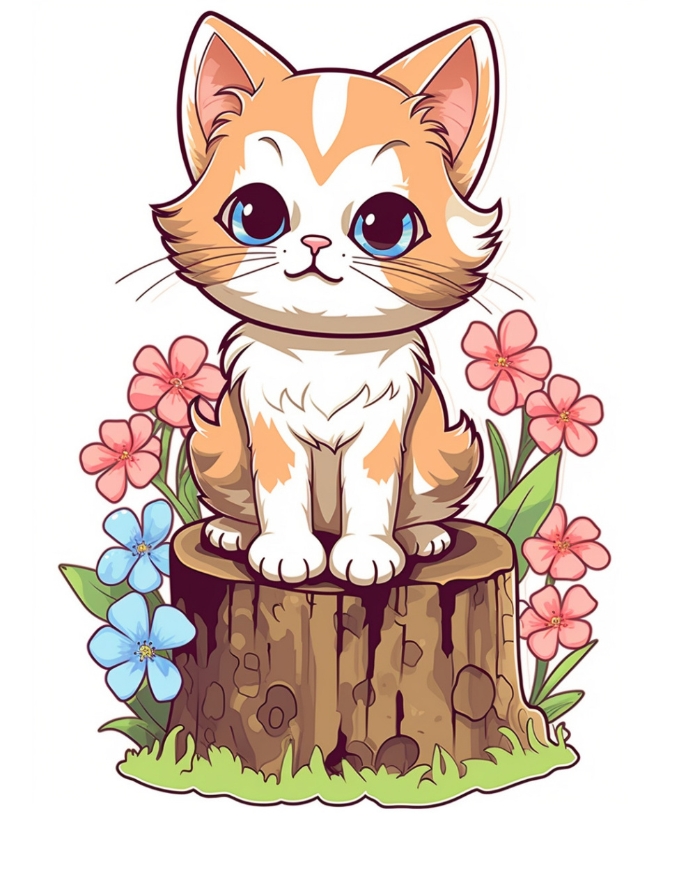 ai绘画:卡哇伊的小猫 7396sweet73 23*61ω61*2379