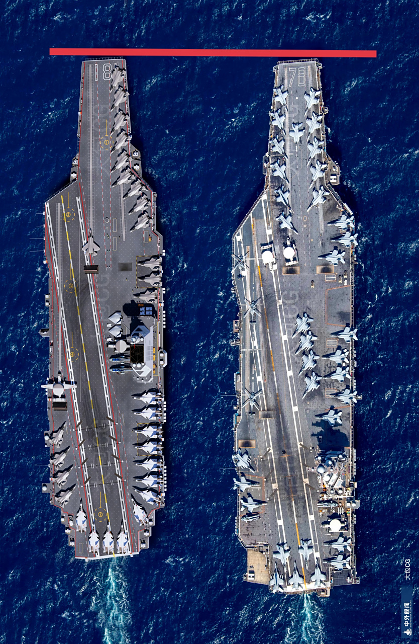 双福记,网友基于正确比例把福建和福特俯视图.