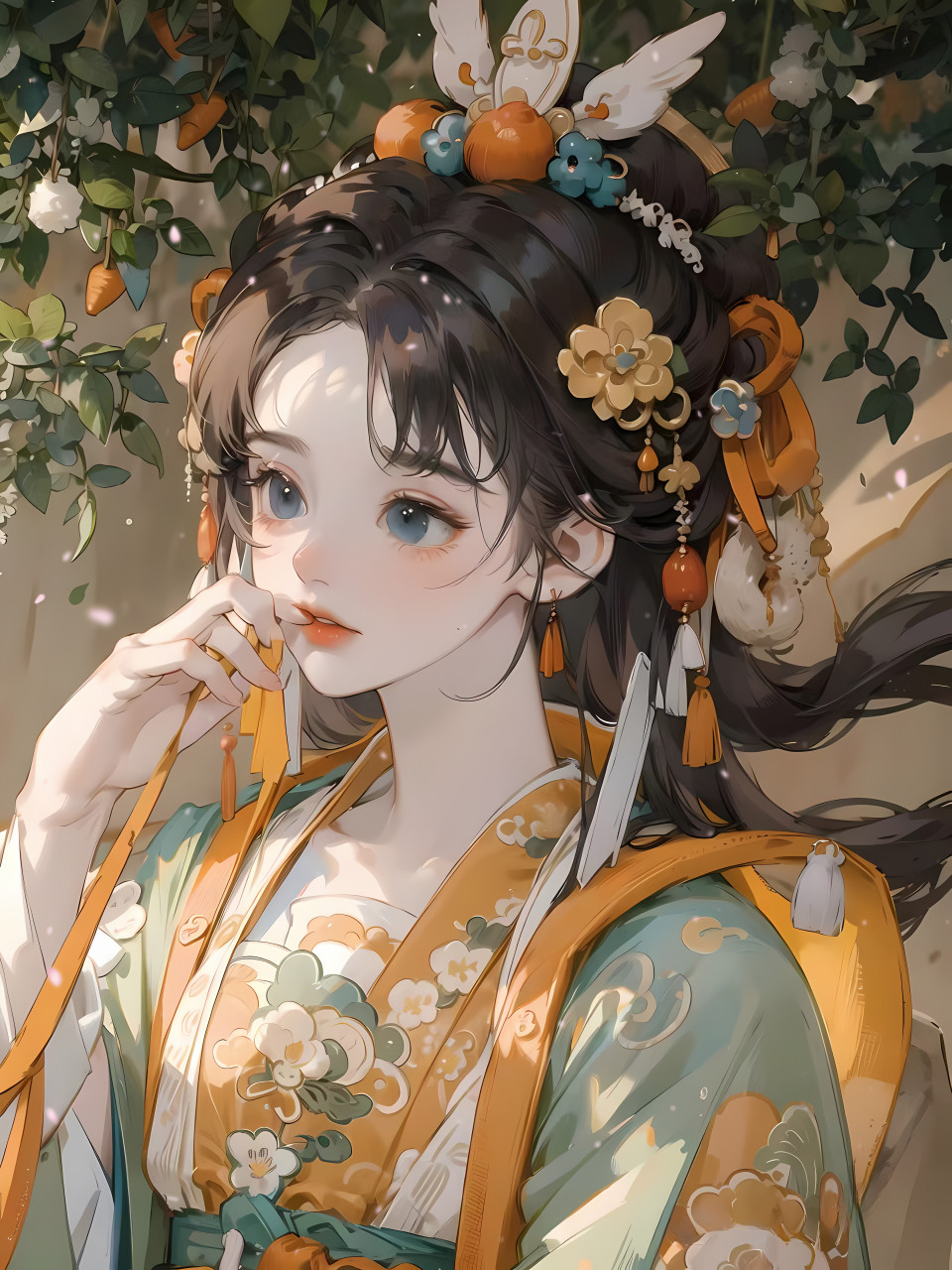 古风少女头像 #二次元# #ai共创计划# #ai绘画