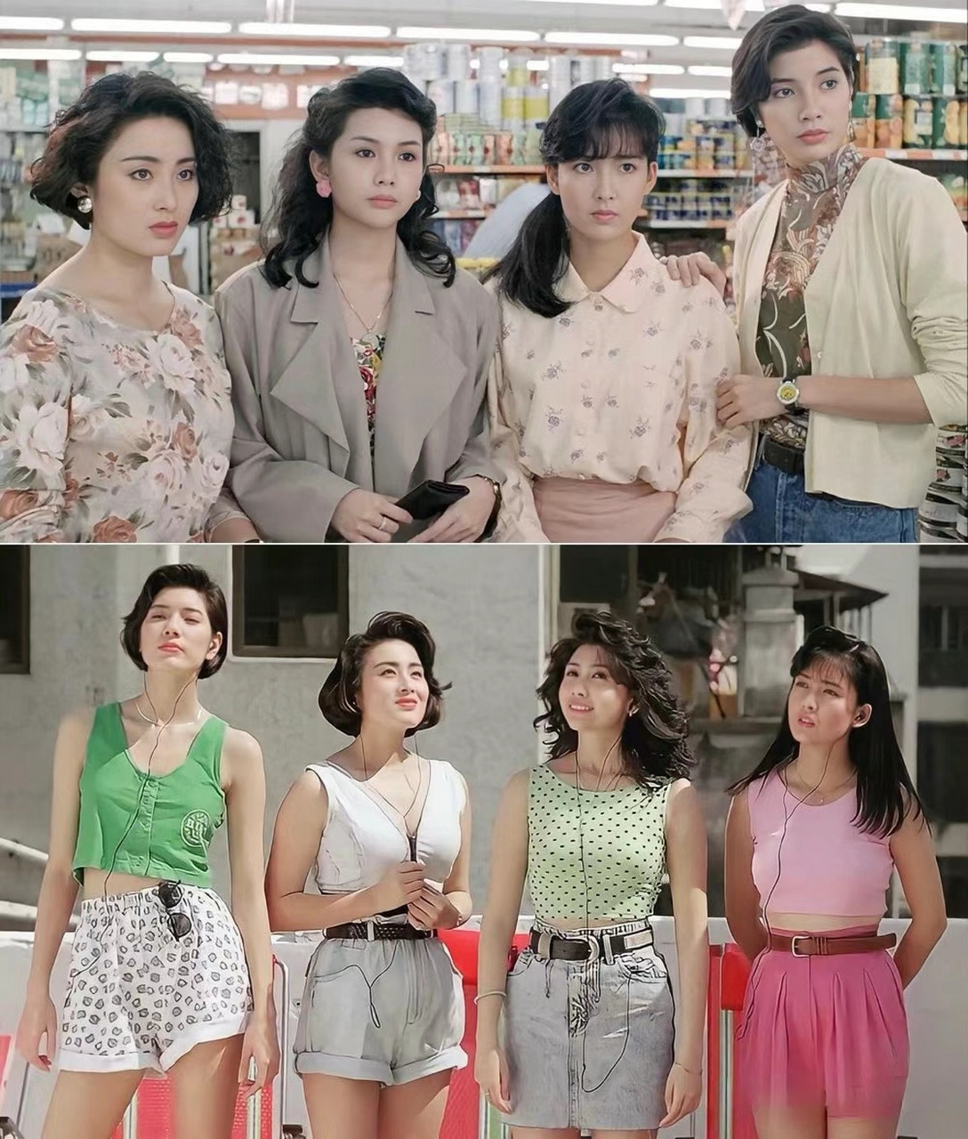 港风靓女我的爱 香港八九十年代的美女,广东人心中的白月光女神!