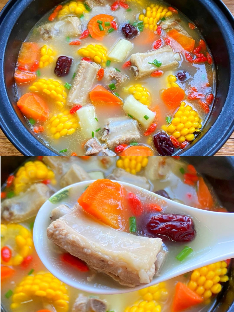 今天给家人做了款莲藕玉米排骨汤!