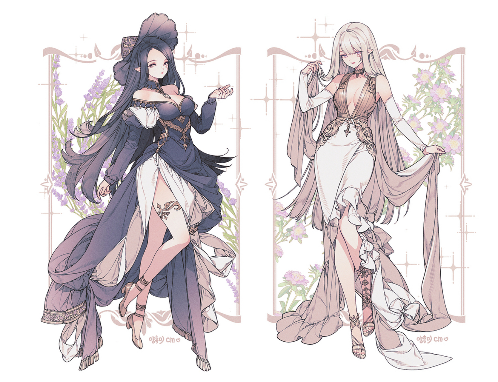 一组好看的服装人物图 画师:yhm