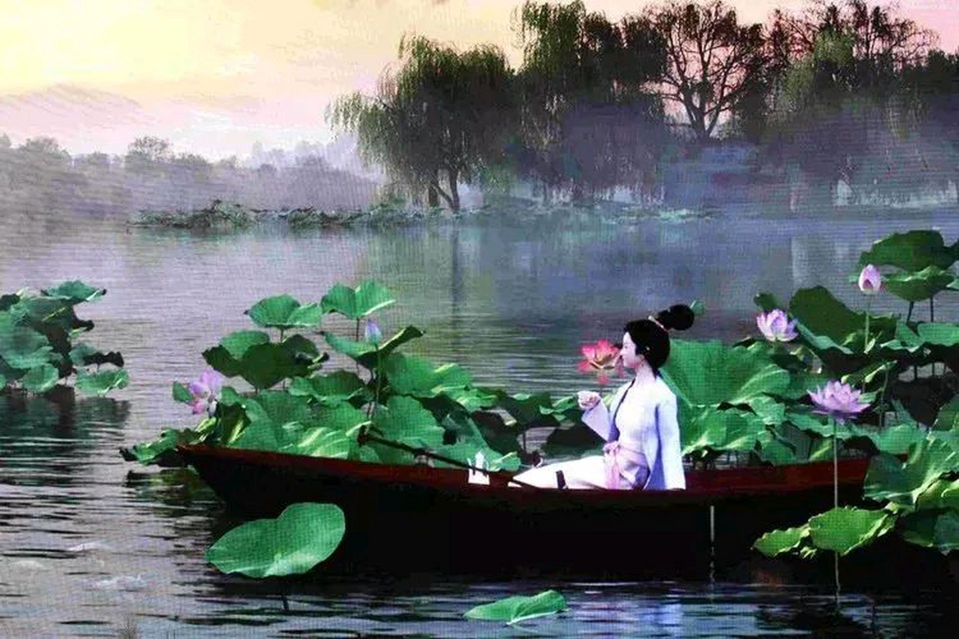 上联    荷花茎藕蓬莲苔 下联    请大师们赐教?