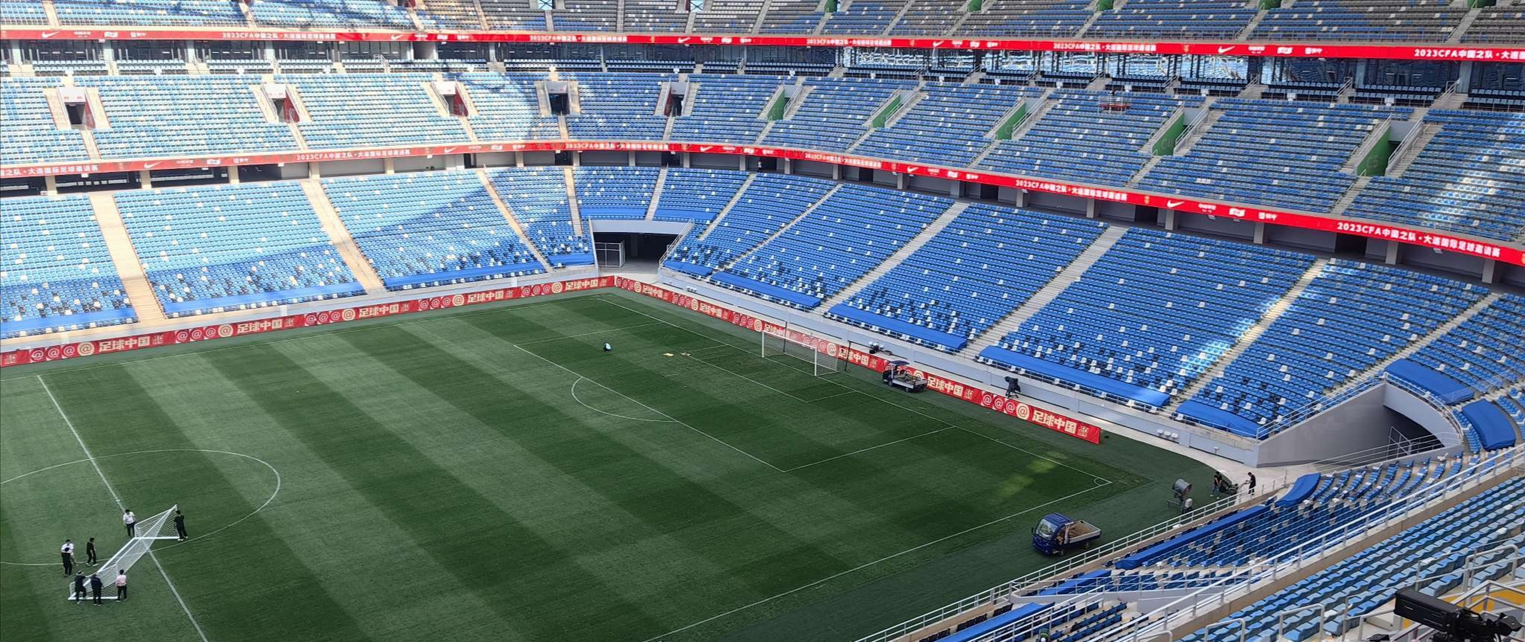 与缅甸和巴勒斯坦的比赛,中国队的主场都放在了大连梭鱼湾足球场,这