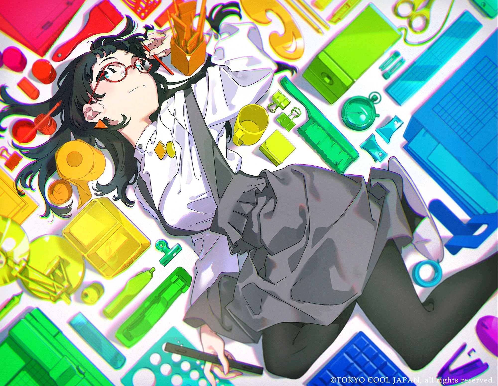 米山舞作品鉴赏:他的每一张插画,都是优秀的艺术品